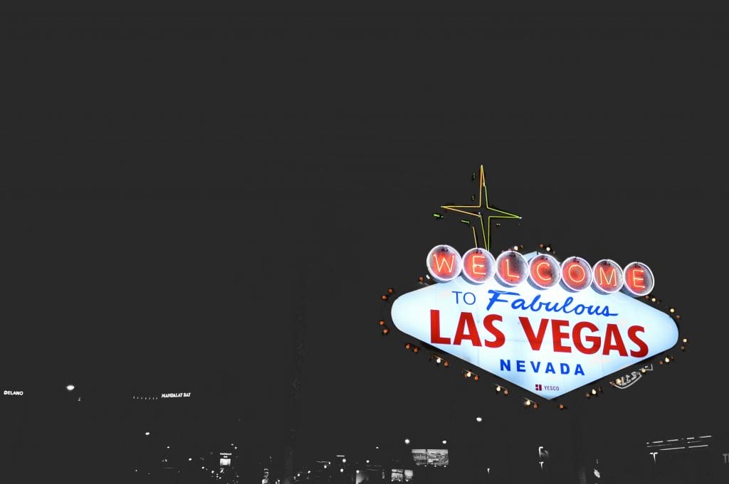 Sign Welcome to Las Vegas where interstate moving companies Las Vegas operate