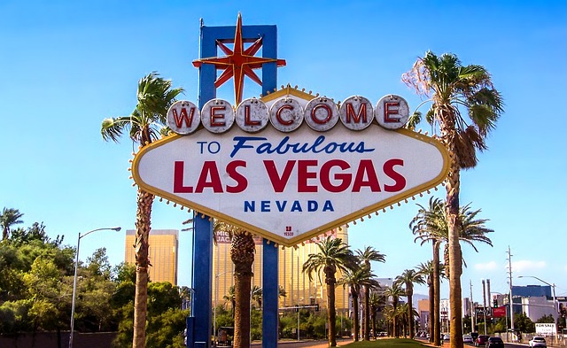 Las Vegas city sign.