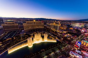 aerial photo of Las Vegas