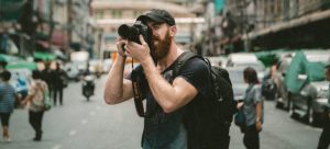 photographer holding a camera