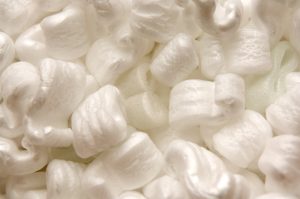 a close up picture of packing peanutes for items that require professional packing