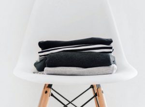 clothes on a chair