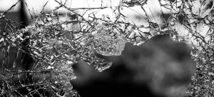 a picture of a broken glass as something that depicts why to avoid household damage while moving