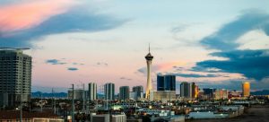 a panorama of Las Vegas