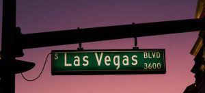 Las Vegas road sign 