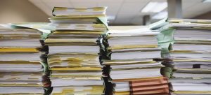 unorganized documents 
