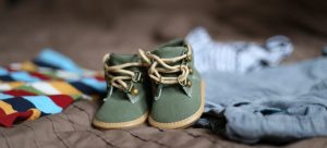 baby shoes and clothes