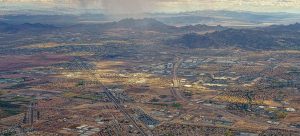 Vegas bird view, to symbolize Relocation from North Las Vegas to Pahrump