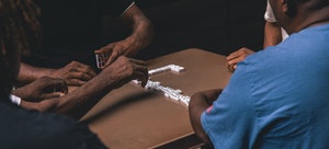 People playing domino