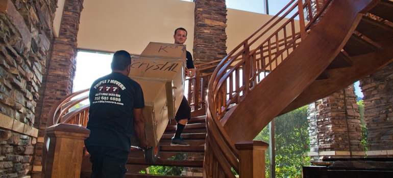 Movers performing moving services Las Vegas
