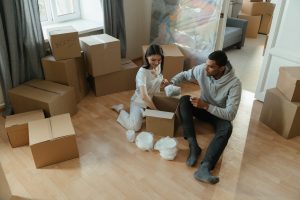 The unpacking process as a part of the what to do after your move is completed